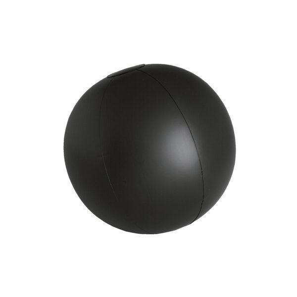 Balón de playa en resistente PVC negro