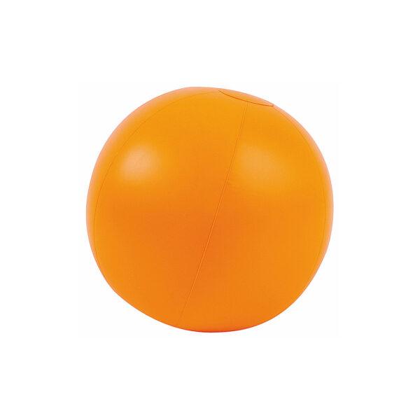 Balón de playa naranja en PVC opaco