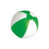 Balón de playa bicolor verde y blanco