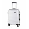 Trolley blanco en ABS con ruedas