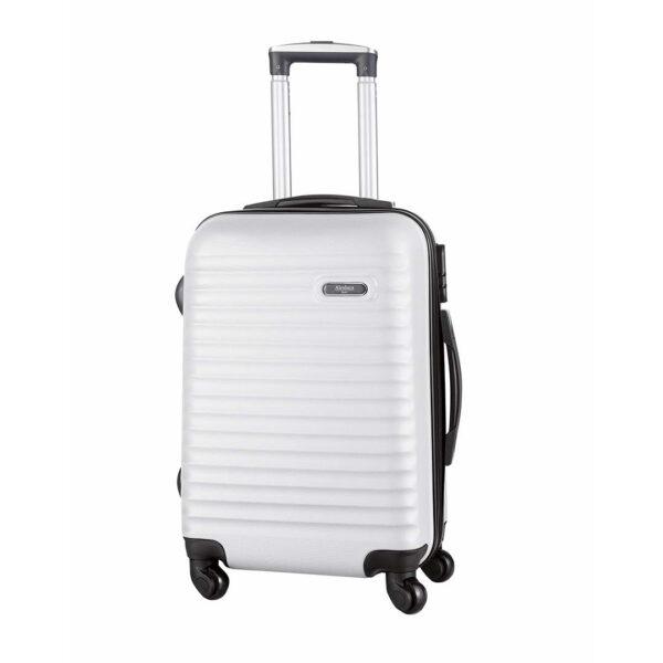 Trolley blanco en ABS con ruedas