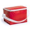 Bolsa térmica roja de PVC y aluminio