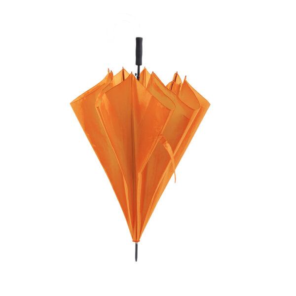 Paraguas XL naranja con sistema antiviento