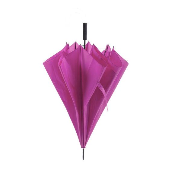 Paraguas de poliéster fucsia tamaño XL
