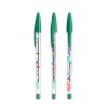 Bolígrafo verde BIC cristal personalizado