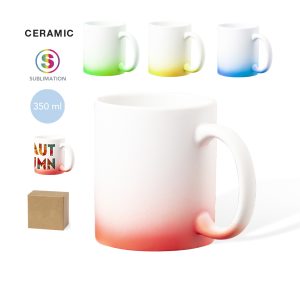 Taza de cerámica mate personalizada en sublimación