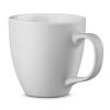 Taza de porcelana blanca