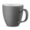 Taza de porcelana hidroglaseada de 450 ml gris