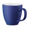 Taza de porcelana azul royal
