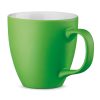 Taza verde claro acabado mate