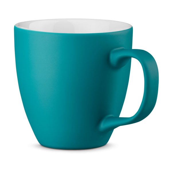 Taza turquesa de porcelana