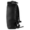 Mochila roll-top de acabado rubber y compartimento PC