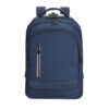 Mochila trolley azul marino con 2 ruedas en poliéster 300D