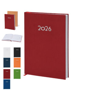 Agenda día vista 2026 personalizada A5 en PU