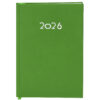 Agenda día vista verde 2026 tamaño A5