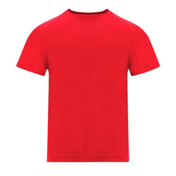 Camiseta técnica roja de 135 gramos