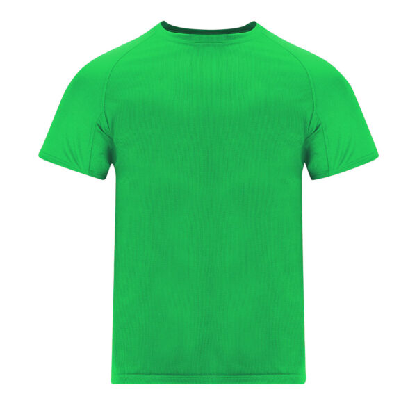 Camiseta verde técnica de 135 gramos