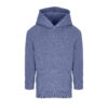 Sudadera de niño azul con capucha