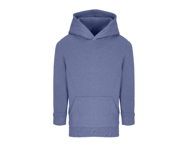 Sudadera de niño azul con capucha