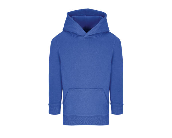 Sudadera de niño azul royal con capucha personalizada