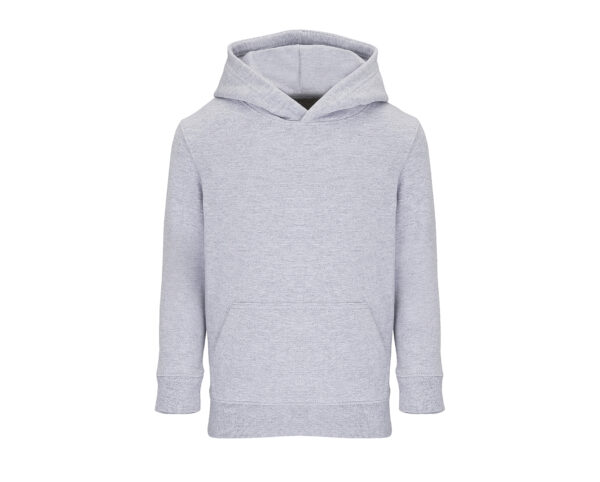 Sudadera de niño gris mezcla con capucha personalizada