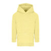 Sudadera infantil con capucha light yellow