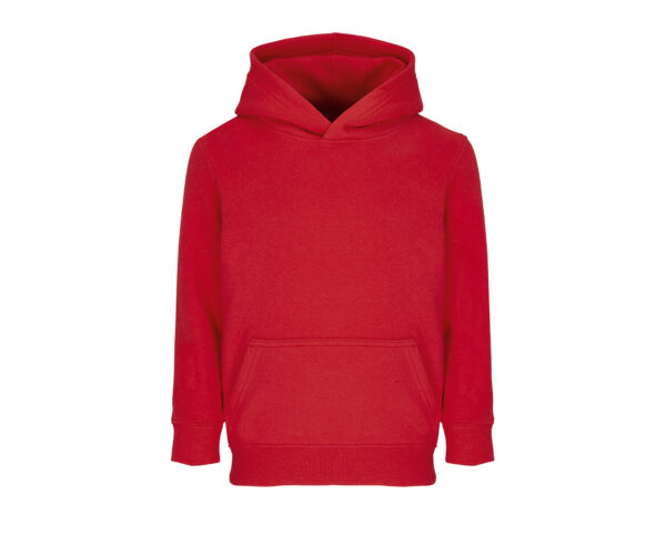 Sudadera de niño rojo vivo