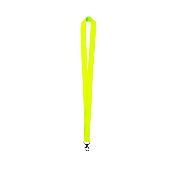 Lanyard amarillo fosforito