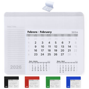 Alfombrilla calendario 2026 personalizado