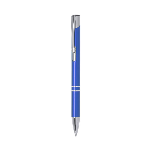 Bolígrafo de aluminio azul