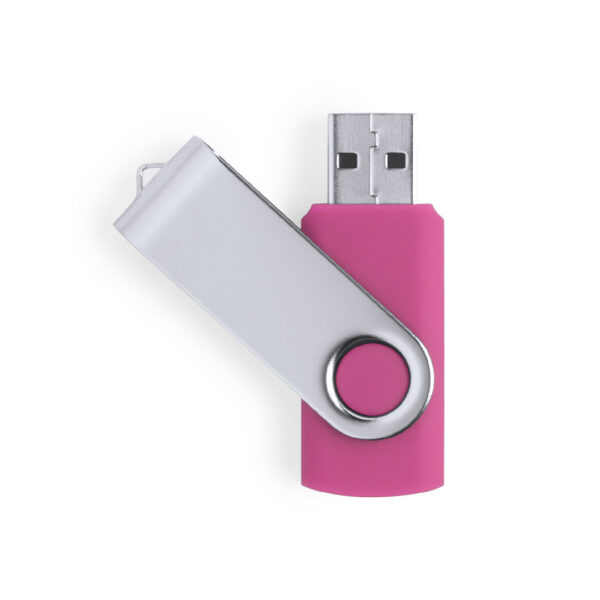 Pendrive fucsia personalizable de 32 GB