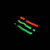 Foto detalle pulsera fluorescente
