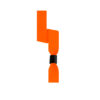 Brazalete naranja fluorescente de poliéster