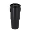 Vaso térmico de acero inoxidable reciclado negro
