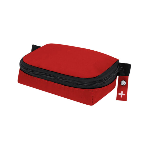 Kit de emergencia rojo de viaje personalizado