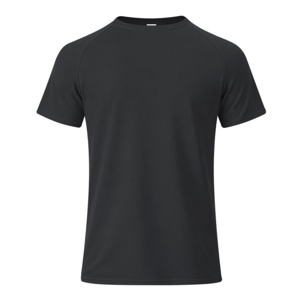 Camiseta técnica infantil negra transpirable