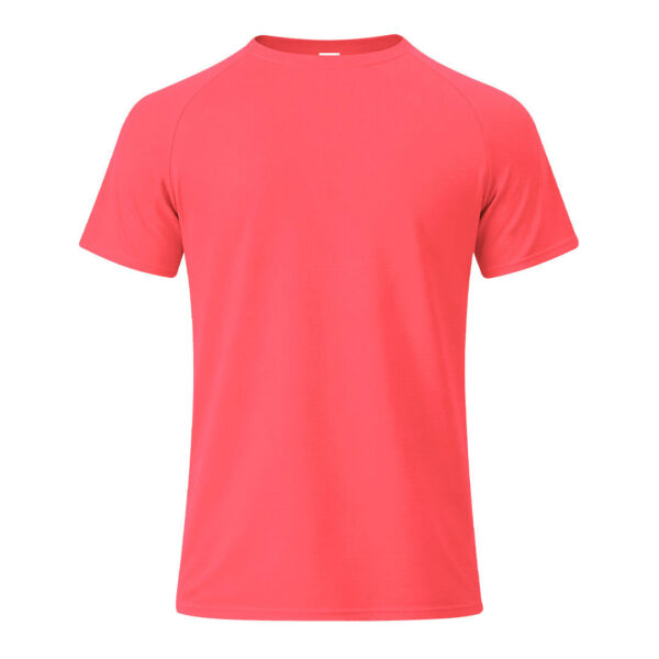Camiseta técnica rosa flúor