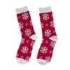 Calcetines navideños originales con bola de Navidad