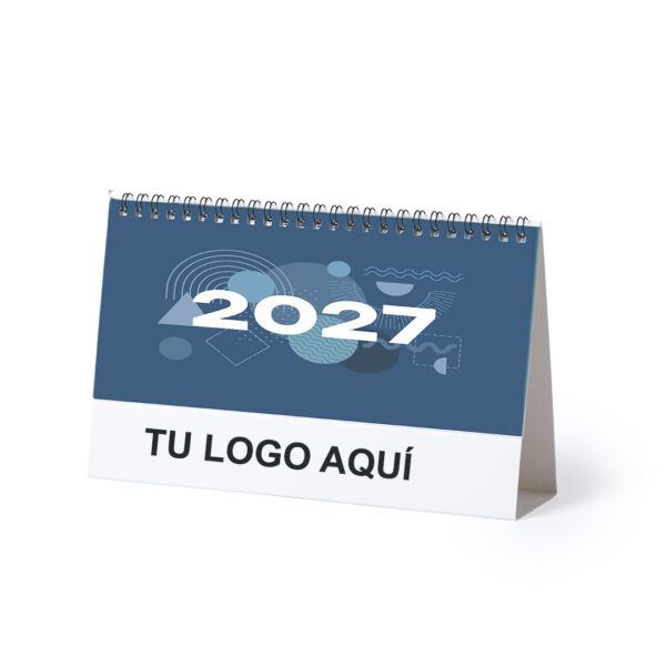 Calendario de sobremesa 2027 personalizado